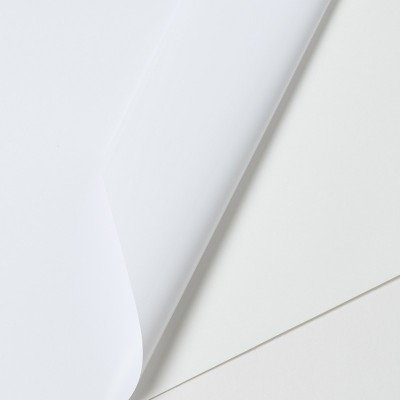 V241WM1 - Blanc Mat  adh permanent incolore