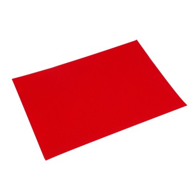 FEUTROUGE1 - Feutrine Rouge Format A5